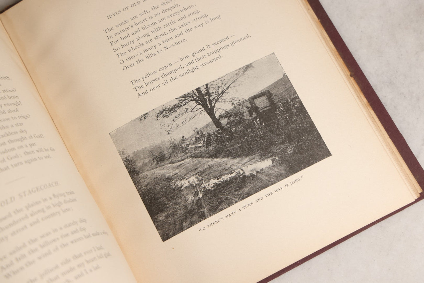 Lot 158 - "Idyls Of Old New England" Antique Poetry Book By Clarence Hawkes, Illustrated By R. Lionel De Lisser And Bessie W. Bell, Published By Picturesque Publishing Co., Northampton, Massachusetts, 1897