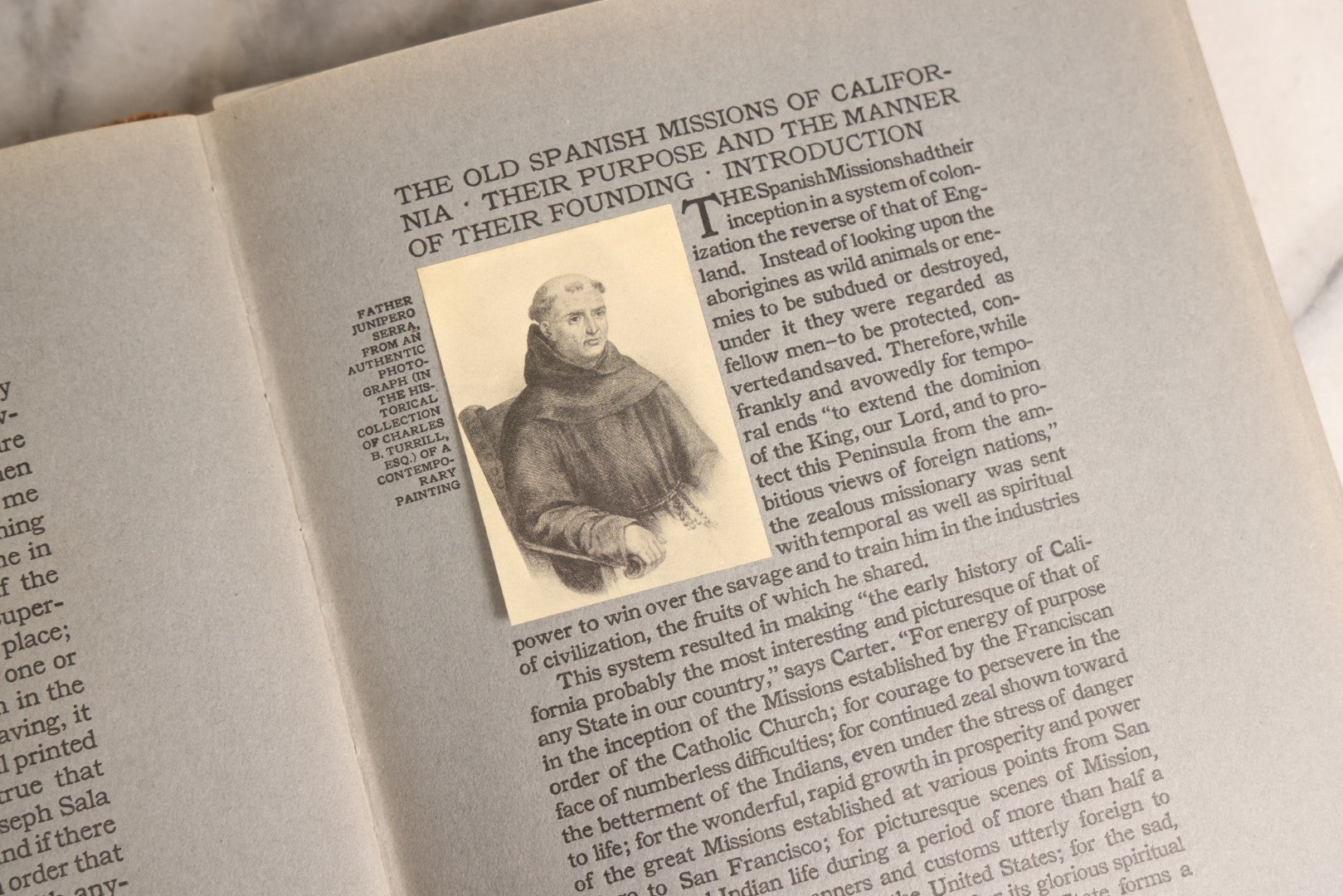 Lot 159 - "The Old Spanish Missions Of California" Antique Illustrated Exlib Architectural And Historical Book By Paul Elder, Tipped In Illustrations, Published By Paul Elder And Company, San Francisco, California, 1913