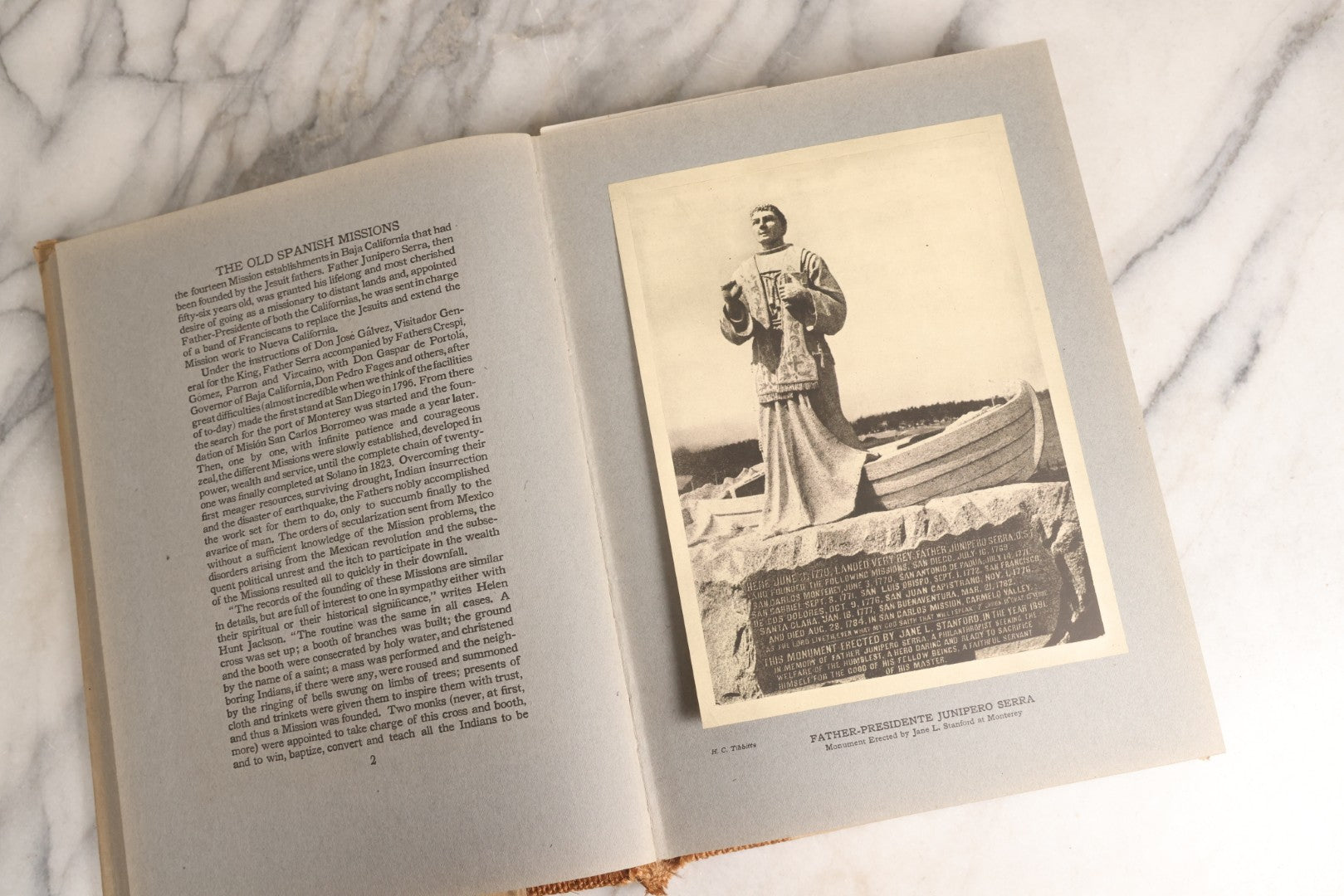 Lot 159 - "The Old Spanish Missions Of California" Antique Illustrated Exlib Architectural And Historical Book By Paul Elder, Tipped In Illustrations, Published By Paul Elder And Company, San Francisco, California, 1913