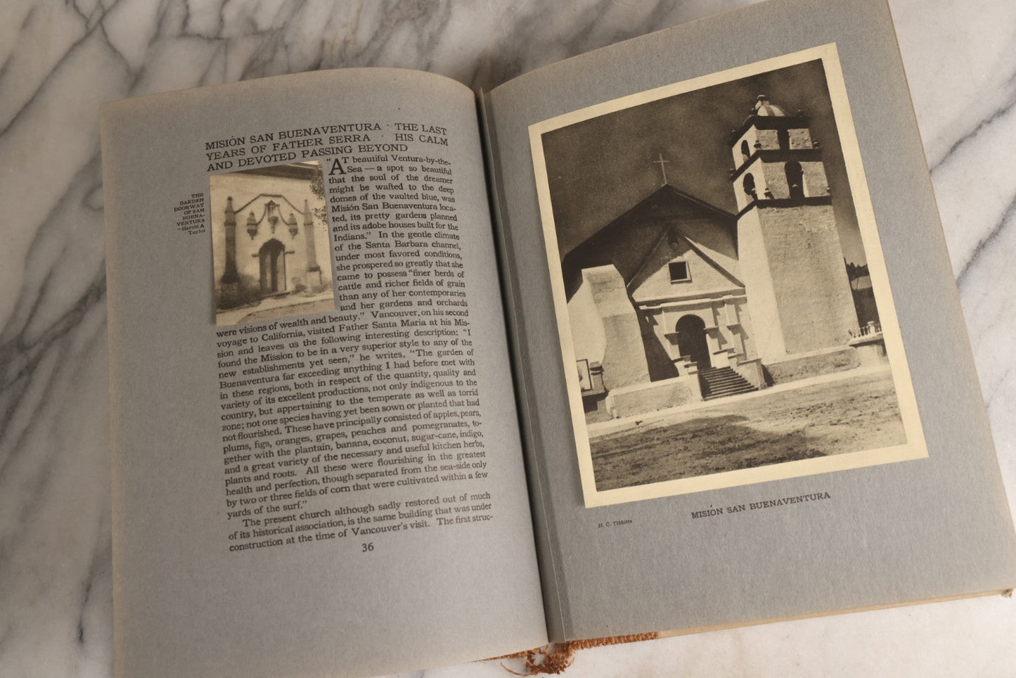 Lot 159 - "The Old Spanish Missions Of California" Antique Illustrated Exlib Architectural And Historical Book By Paul Elder, Tipped In Illustrations, Published By Paul Elder And Company, San Francisco, California, 1913