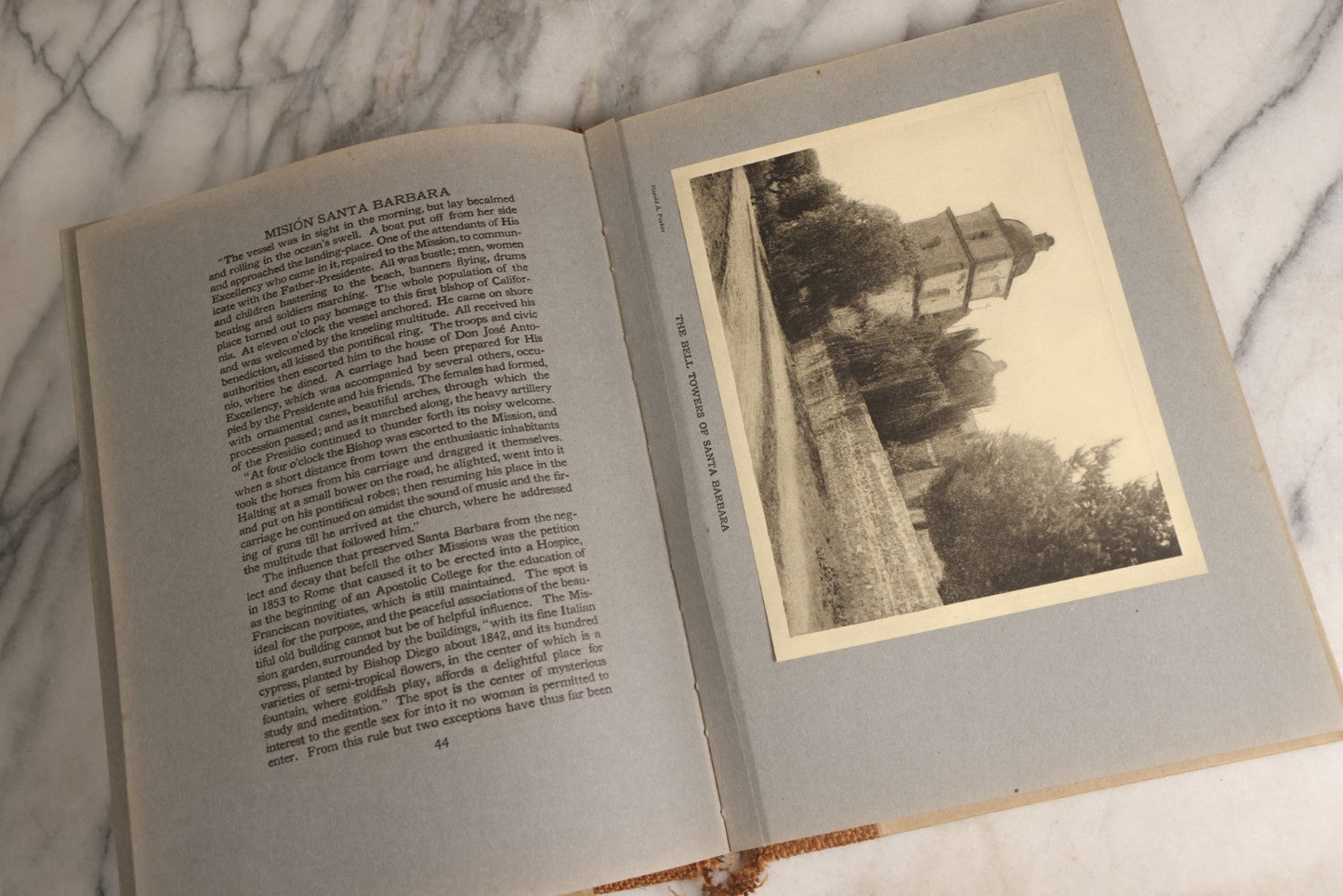 Lot 159 - "The Old Spanish Missions Of California" Antique Illustrated Exlib Architectural And Historical Book By Paul Elder, Tipped In Illustrations, Published By Paul Elder And Company, San Francisco, California, 1913