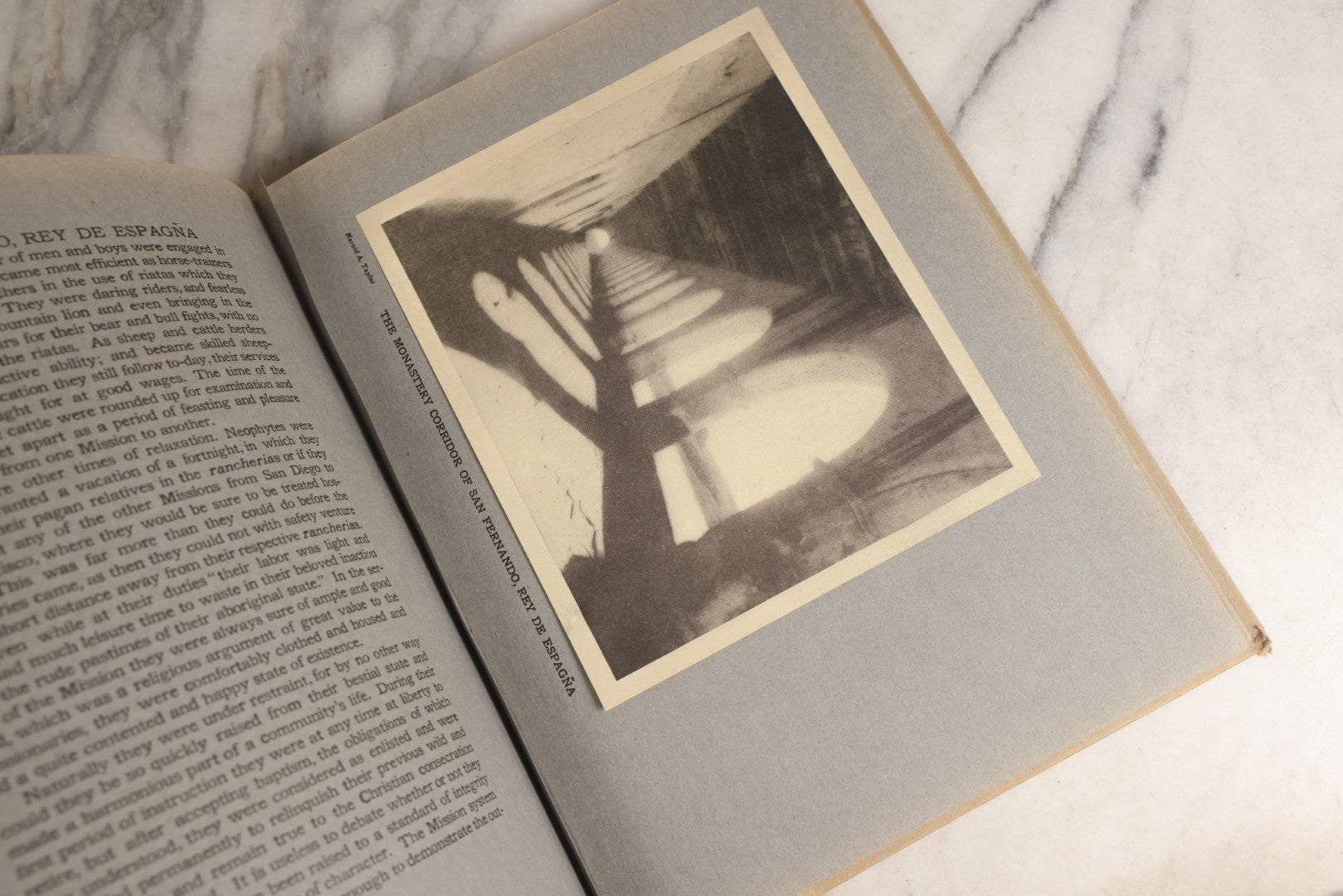 Lot 159 - "The Old Spanish Missions Of California" Antique Illustrated Exlib Architectural And Historical Book By Paul Elder, Tipped In Illustrations, Published By Paul Elder And Company, San Francisco, California, 1913