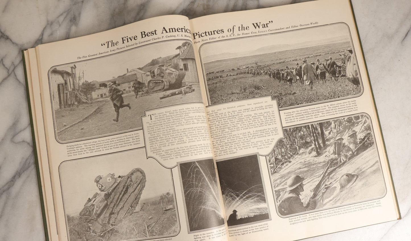 Lot 160 - "Around The World With A Camera" Antique Special War Edition Photographic Book, Edited By Edgar Forbes, Published By Leslie-Judge Company, New York City, 1921