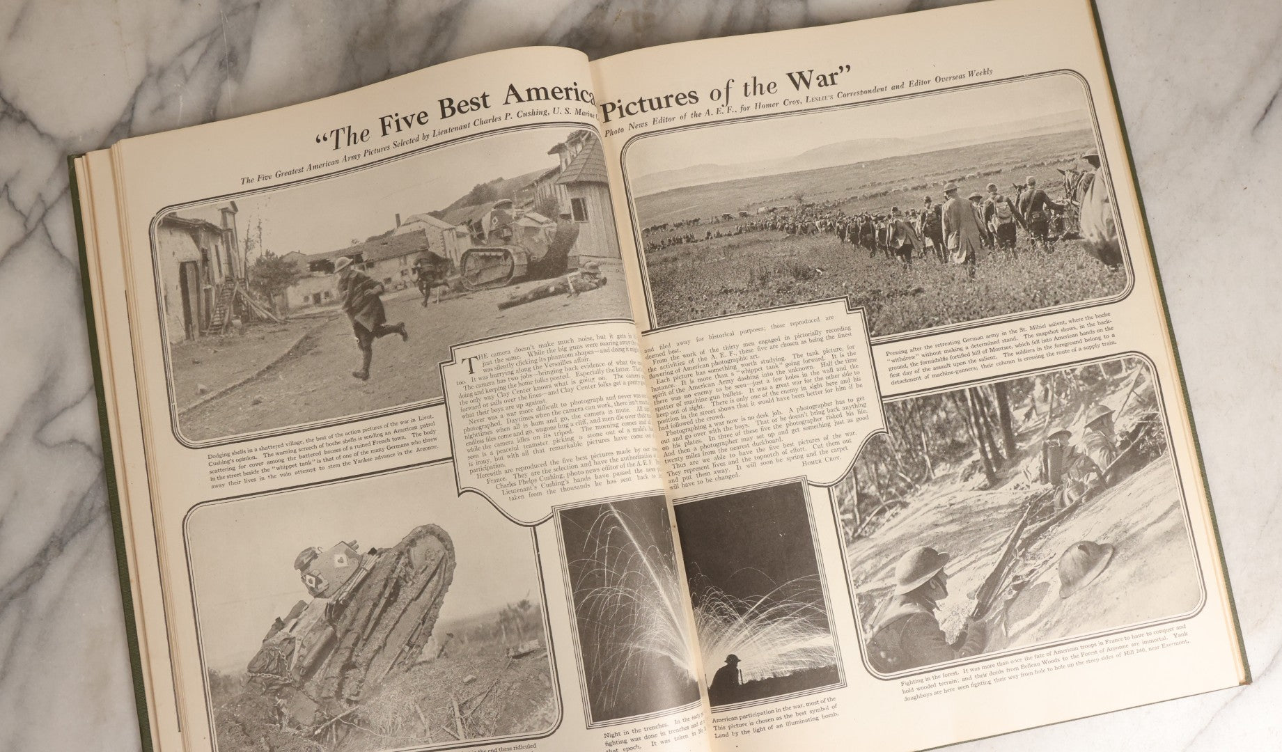 Lot 160 - "Around The World With A Camera" Antique Special War Edition Photographic Book, Edited By Edgar Forbes, Published By Leslie-Judge Company, New York City, 1921