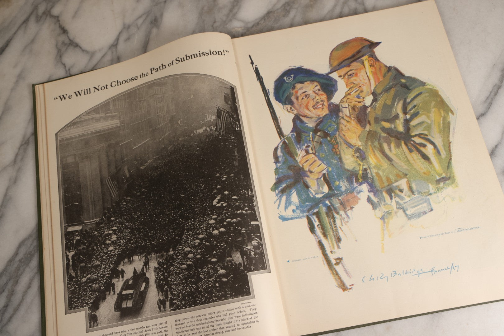 Lot 160 - "Around The World With A Camera" Antique Special War Edition Photographic Book, Edited By Edgar Forbes, Published By Leslie-Judge Company, New York City, 1921