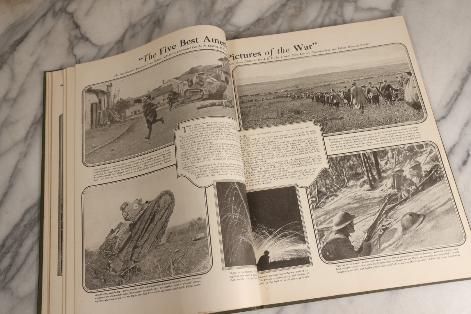 Lot 160 - "Around The World With A Camera" Antique Special War Edition Photographic Book, Edited By Edgar Forbes, Published By Leslie-Judge Company, New York City, 1921