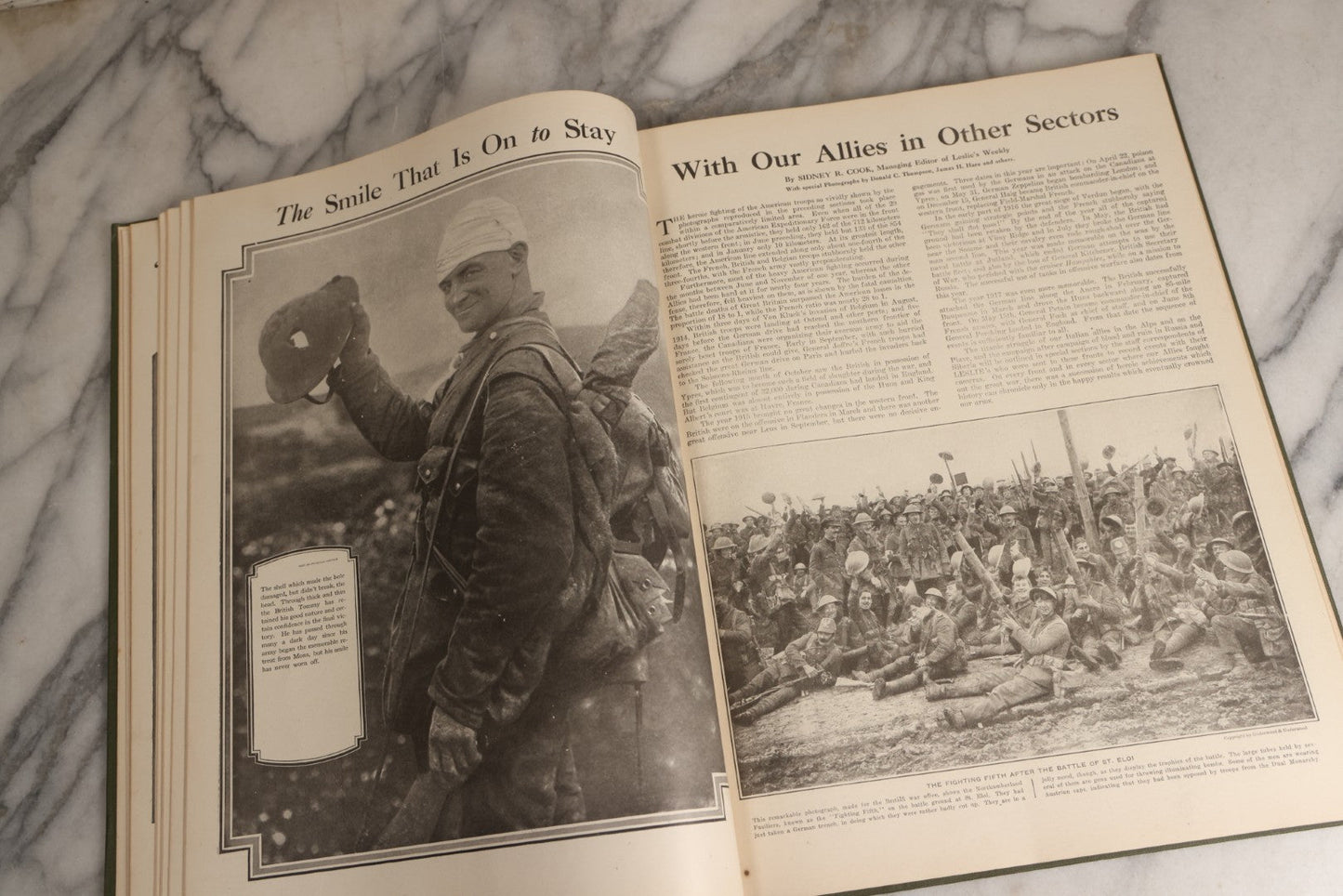 Lot 160 - "Around The World With A Camera" Antique Special War Edition Photographic Book, Edited By Edgar Forbes, Published By Leslie-Judge Company, New York City, 1921