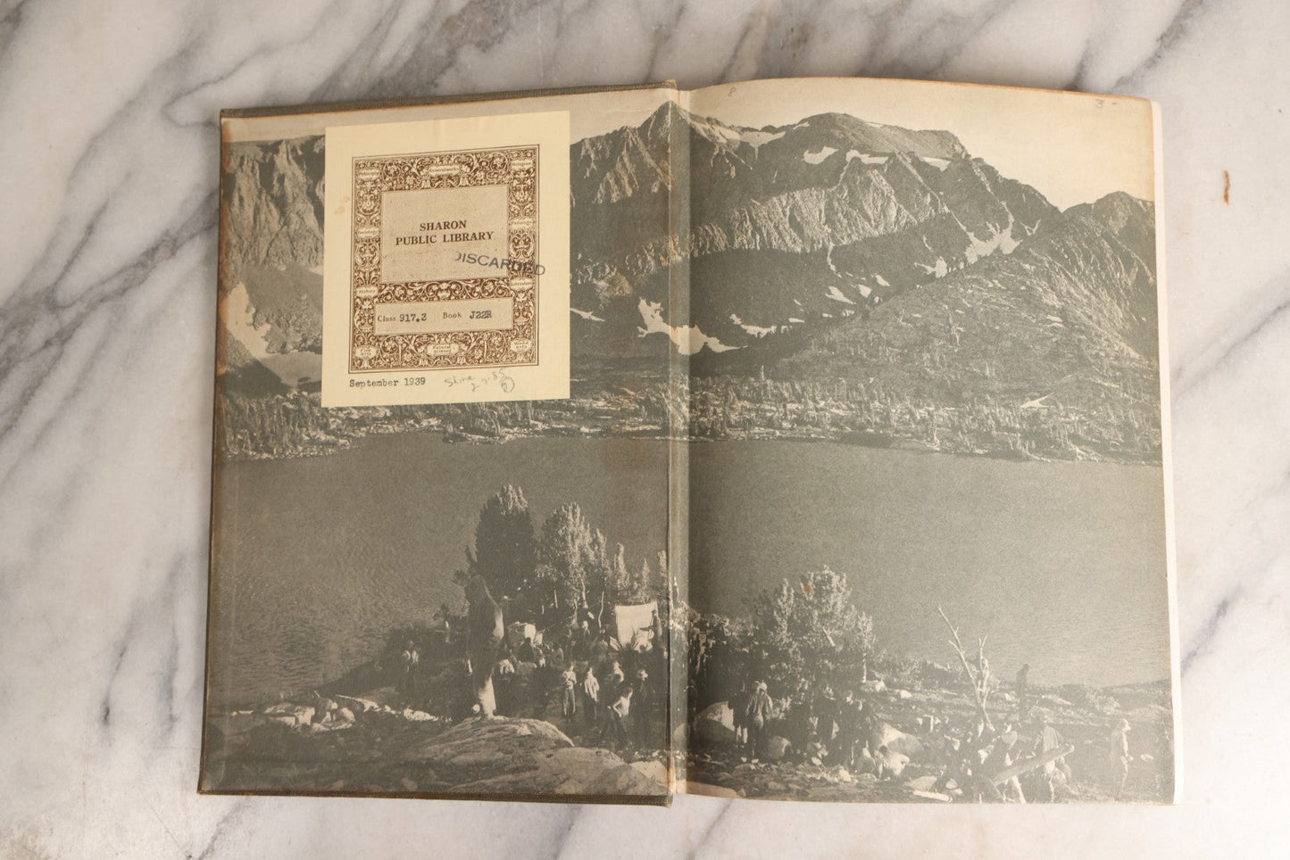 Lot 161 - "Romance Of The National Parks" Vintage Illustrated Exlib American History Book By Harlean James, Published By The Macmillan Company, New York, 1939