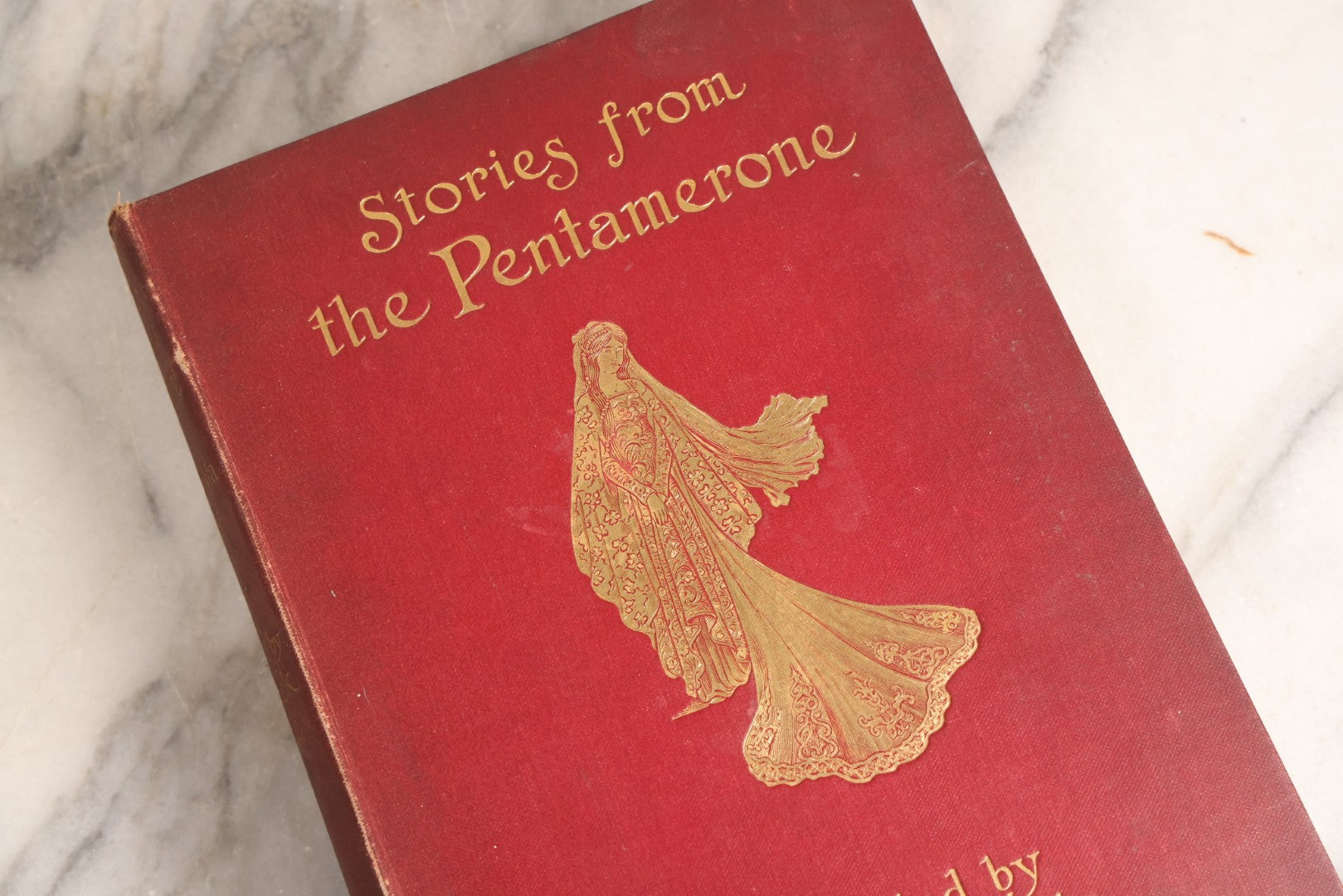 Lot 162 - "Stories From The Pentamerone" Antique Illustrated Book By Giambattista Basile, Selected And Edited By E. F. Strange, Illustrated By Warwick Goble, Published By Macmillan And Co., Limited, 1911