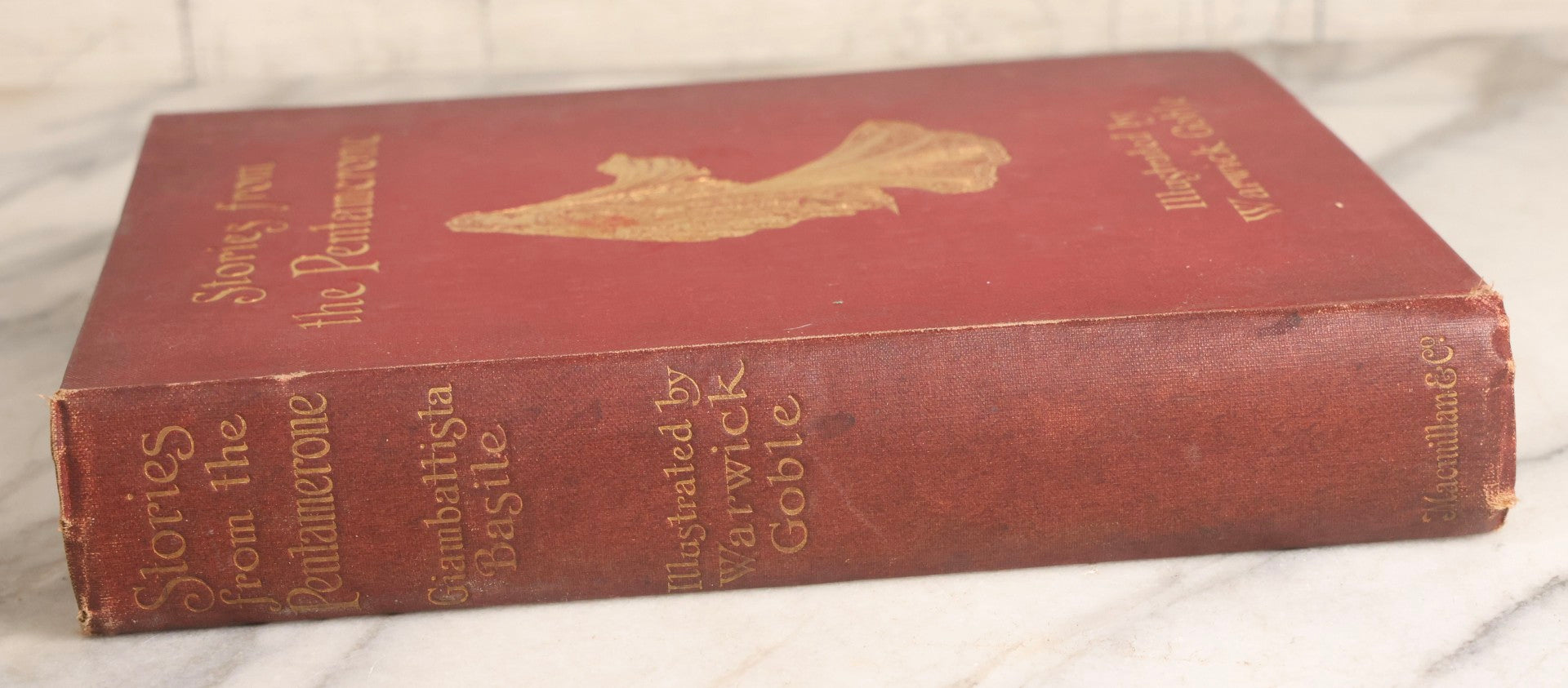 Lot 162 - "Stories From The Pentamerone" Antique Illustrated Book By Giambattista Basile, Selected And Edited By E. F. Strange, Illustrated By Warwick Goble, Published By Macmillan And Co., Limited, 1911