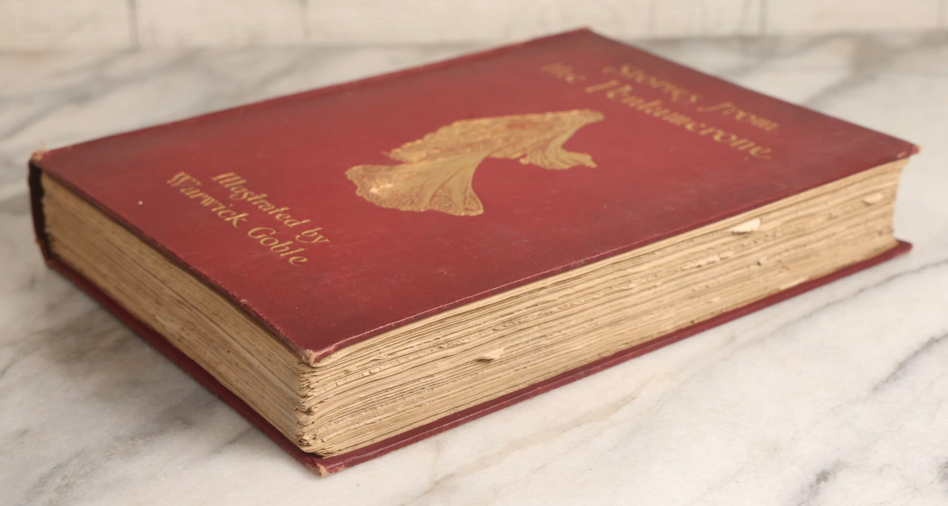 Lot 162 - "Stories From The Pentamerone" Antique Illustrated Book By Giambattista Basile, Selected And Edited By E. F. Strange, Illustrated By Warwick Goble, Published By Macmillan And Co., Limited, 1911