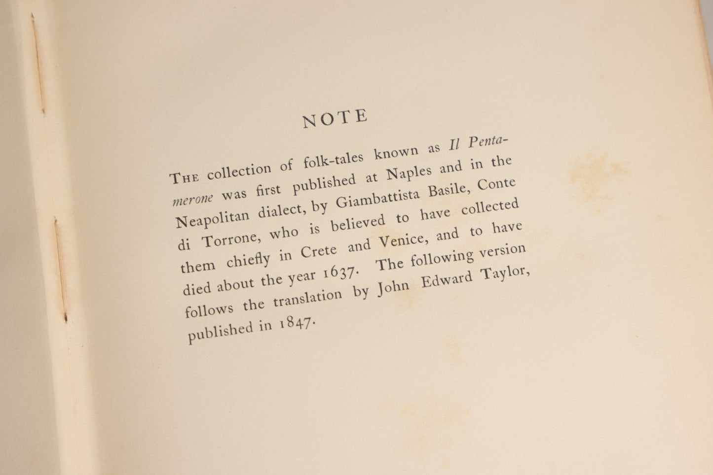 Lot 162 - "Stories From The Pentamerone" Antique Illustrated Book By Giambattista Basile, Selected And Edited By E. F. Strange, Illustrated By Warwick Goble, Published By Macmillan And Co., Limited, 1911