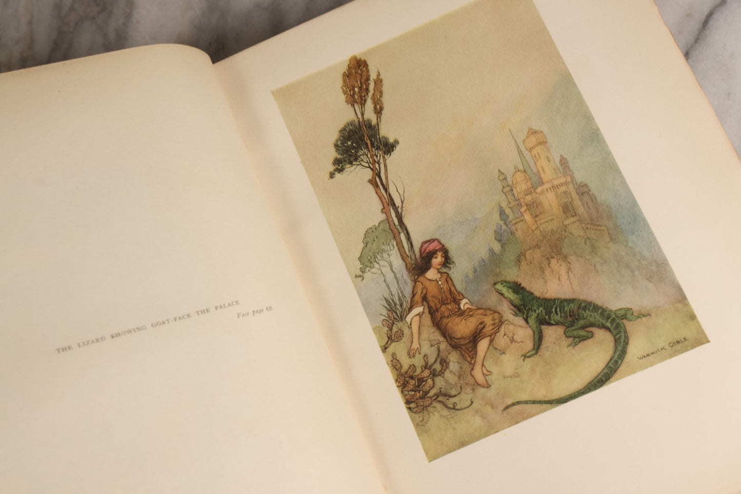 Lot 162 - "Stories From The Pentamerone" Antique Illustrated Book By Giambattista Basile, Selected And Edited By E. F. Strange, Illustrated By Warwick Goble, Published By Macmillan And Co., Limited, 1911