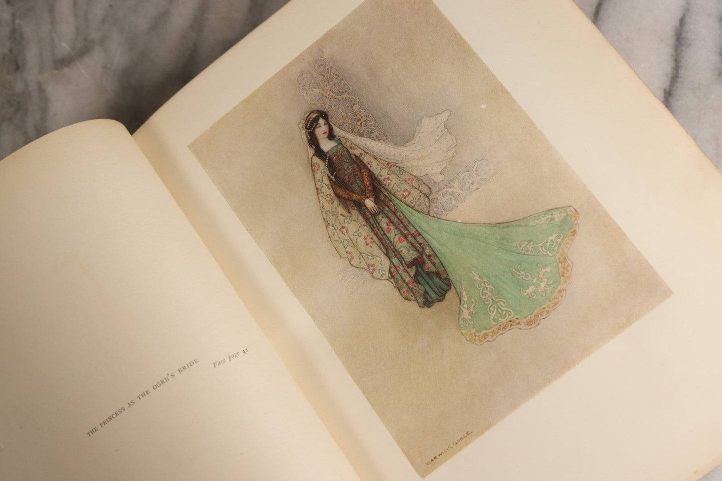 Lot 162 - "Stories From The Pentamerone" Antique Illustrated Book By Giambattista Basile, Selected And Edited By E. F. Strange, Illustrated By Warwick Goble, Published By Macmillan And Co., Limited, 1911