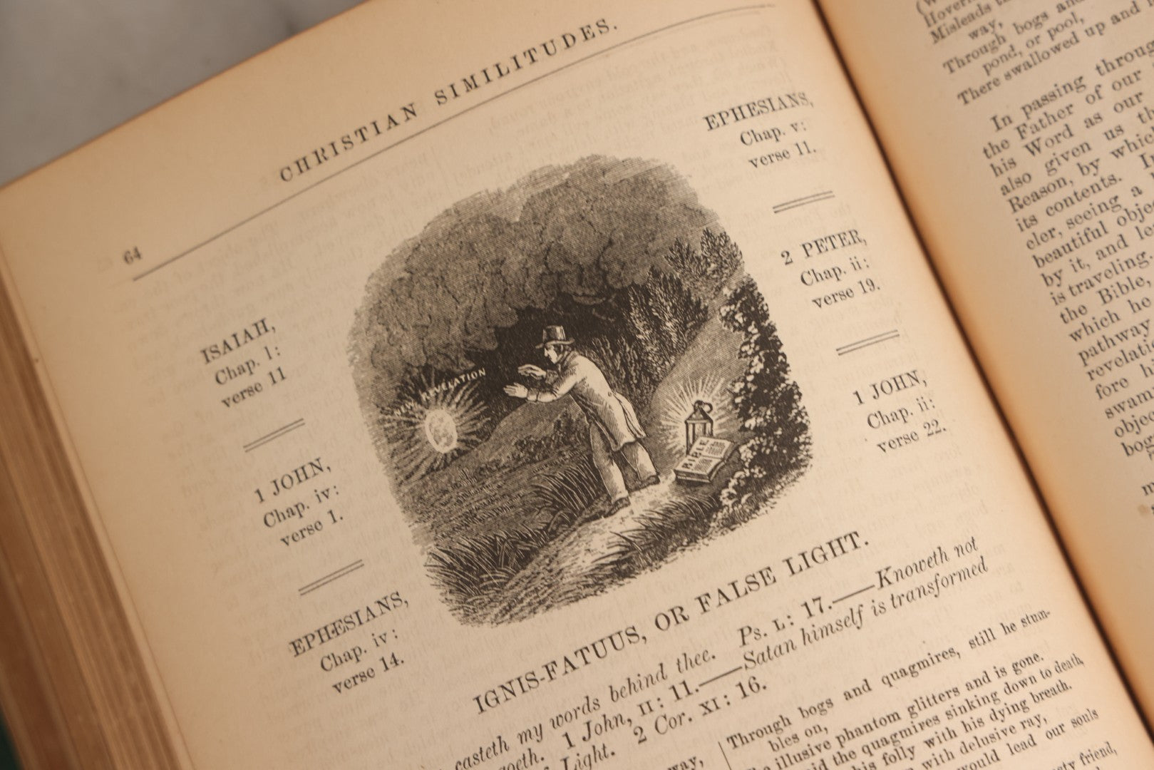 Lot 163 - "The Bible Looking Glass: Religious Emblems" Antique Illustrated Religious Emblem Book, Published By Bradley, Garretson & Co., Philadelphia, Circa 1875
