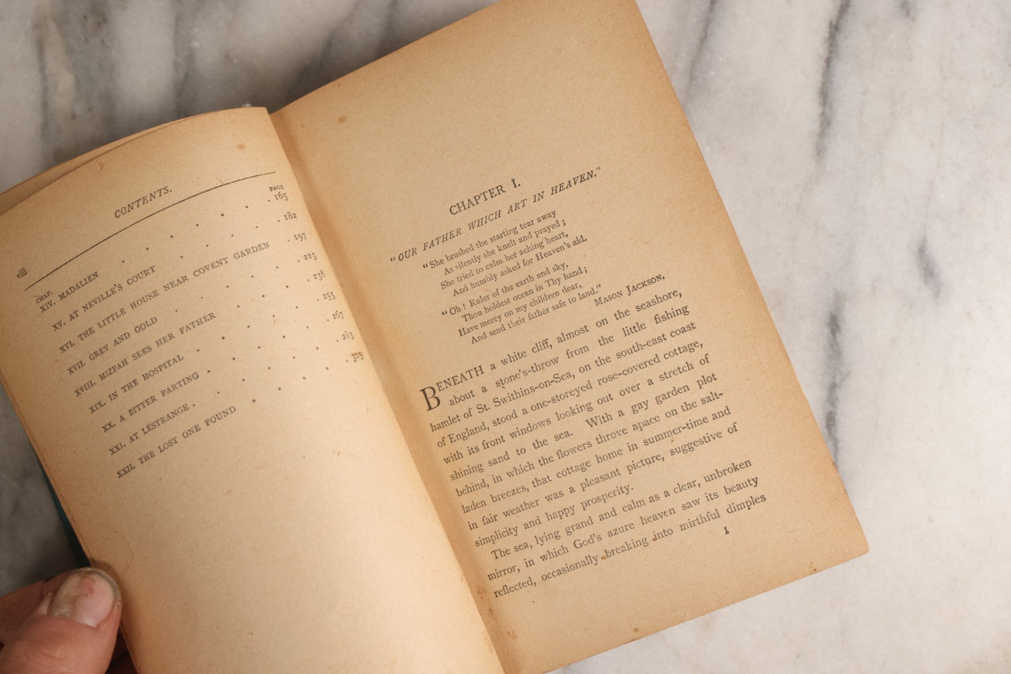 Lot 165 - "The Child Of The Sea" Antique Illustrated Religious Fiction Book By Kathleen M. Smith, Published By James H. Earle, Boston, Massachusetts, 1890