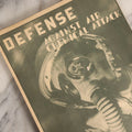 Lot 167 - "Defense Against Air Chemical Attack" Vintage U.S. Army Air Forces Training Manual, Published Under Supervision Of Director Of Individual Training, Headquarters Army Air Forces, Washington, D.C., Circa 1940s
