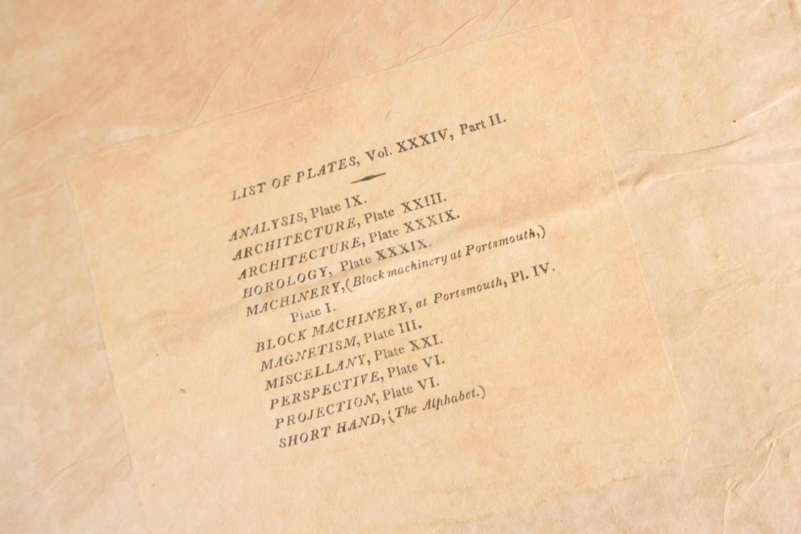 Lot 168 - "Dr. Rees's New Cyclopedia, The New Cyclopedia Or Universal Dictionary" Antique Reference Book, Volume XXXIV Part II, Siu To Sparaxis, Published 1816