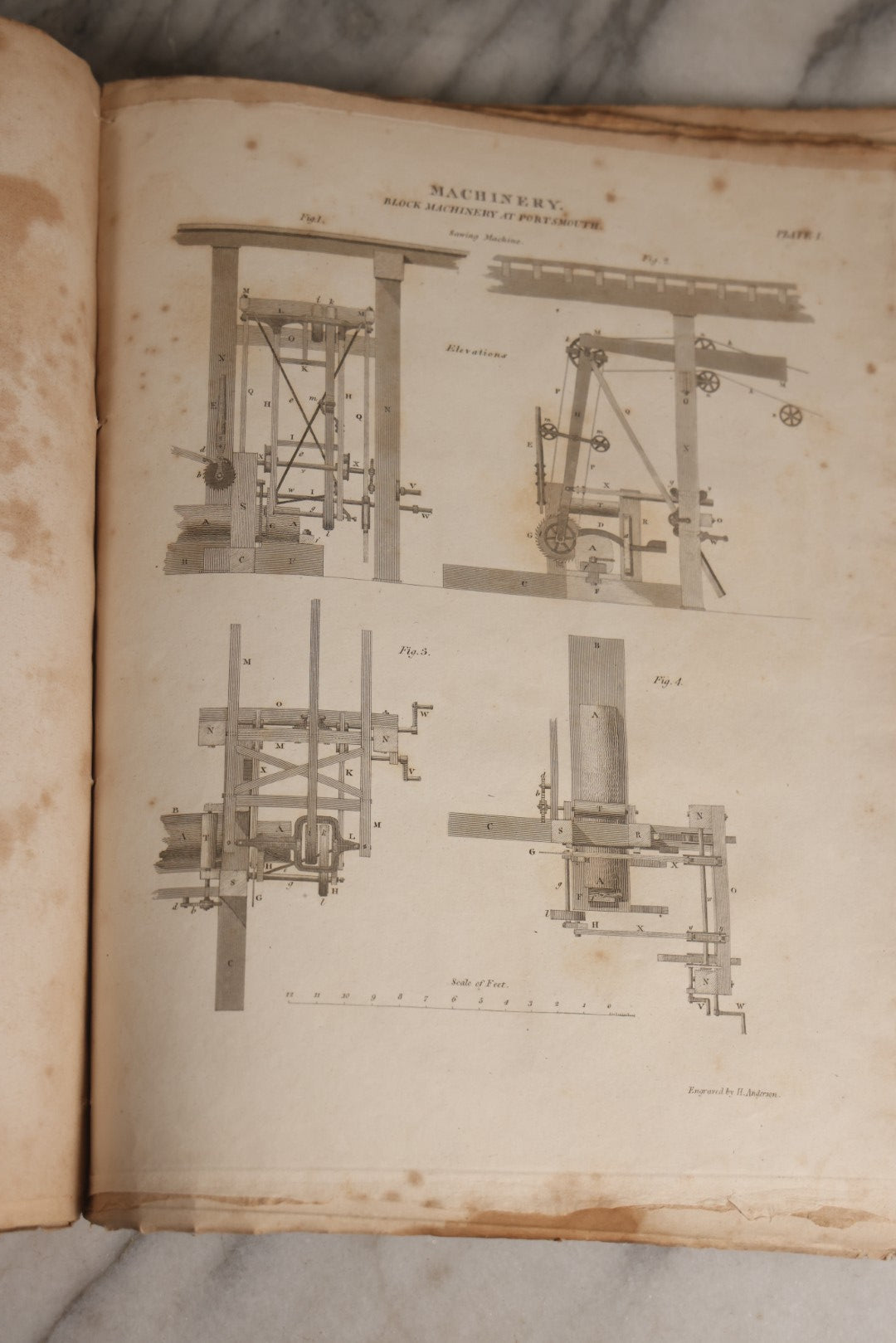 Lot 168 - "Dr. Rees's New Cyclopedia, The New Cyclopedia Or Universal Dictionary" Antique Reference Book, Volume XXXIV Part II, Siu To Sparaxis, Published 1816