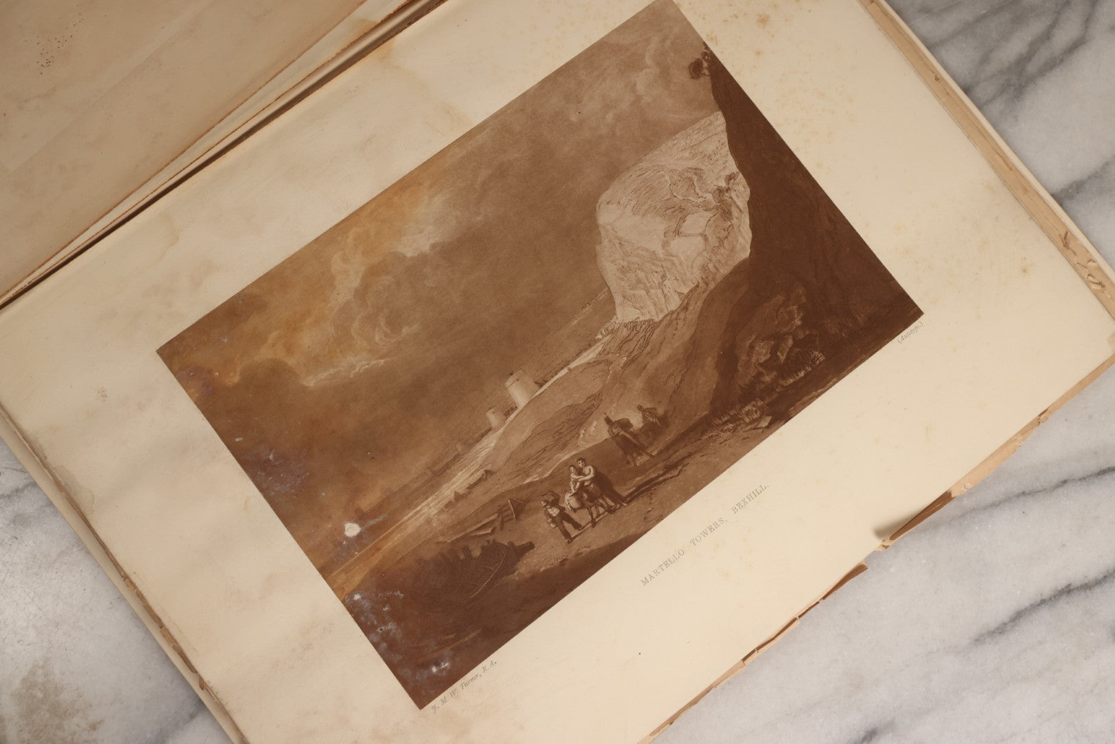 Lot 171 - "Turner's Liber Studiorum" Antique Folio Of Autotype Reproductions From Original Etchings, "Mountain And Marine Subjects," Published By The Autotype Printing And Publishing Company, London, 1870