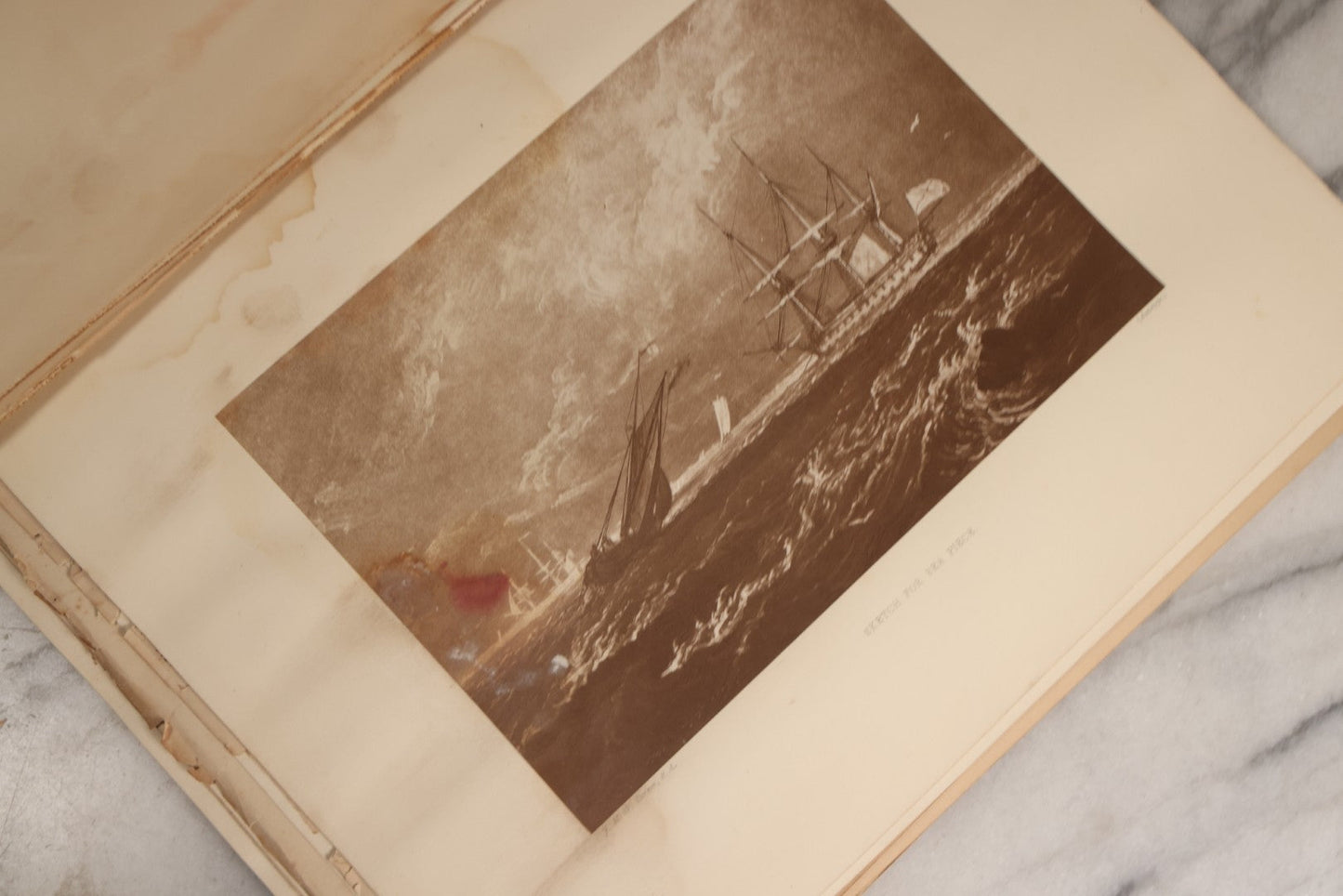 Lot 171 - "Turner's Liber Studiorum" Antique Folio Of Autotype Reproductions From Original Etchings, "Mountain And Marine Subjects," Published By The Autotype Printing And Publishing Company, London, 1870