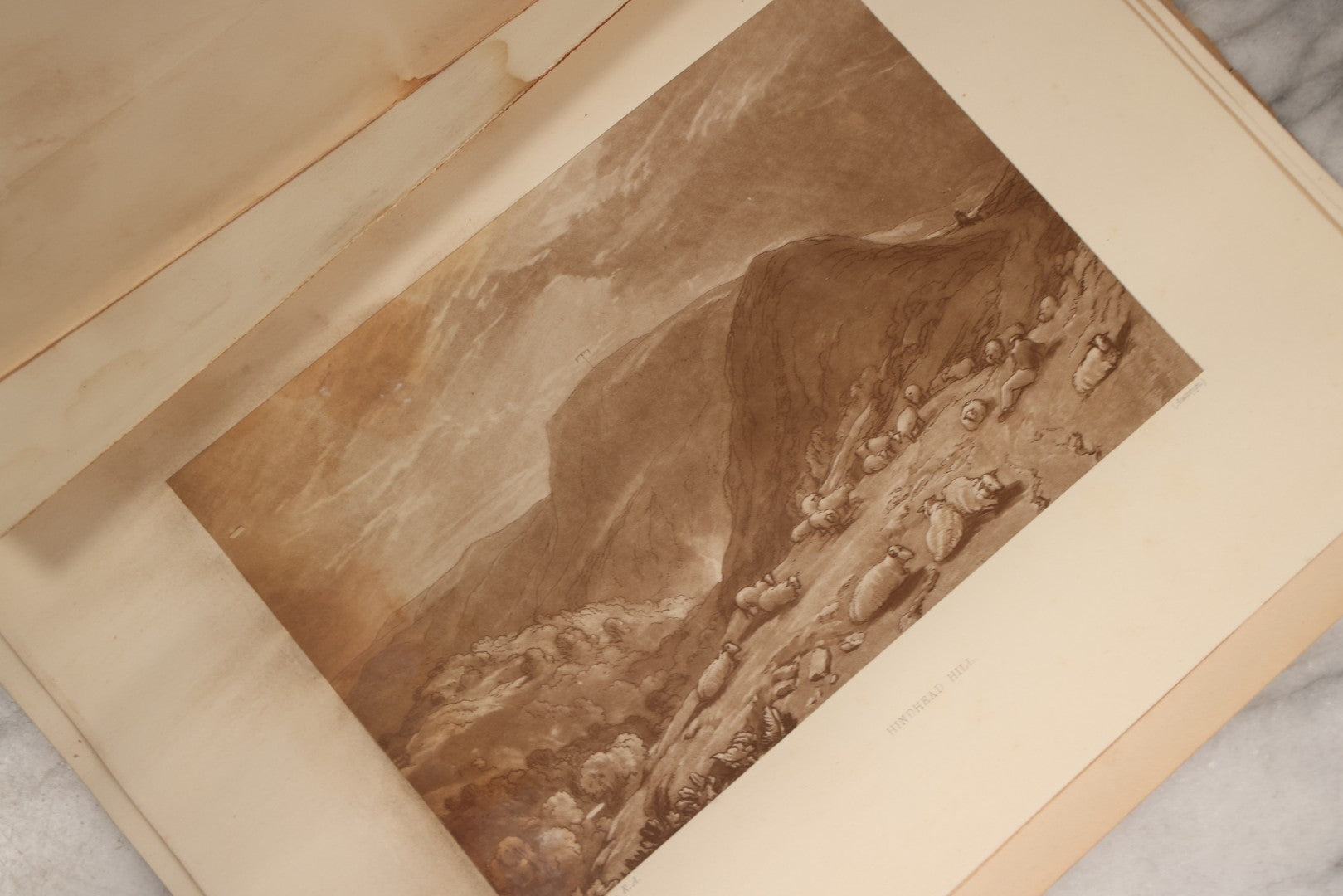 Lot 171 - "Turner's Liber Studiorum" Antique Folio Of Autotype Reproductions From Original Etchings, "Mountain And Marine Subjects," Published By The Autotype Printing And Publishing Company, London, 1870