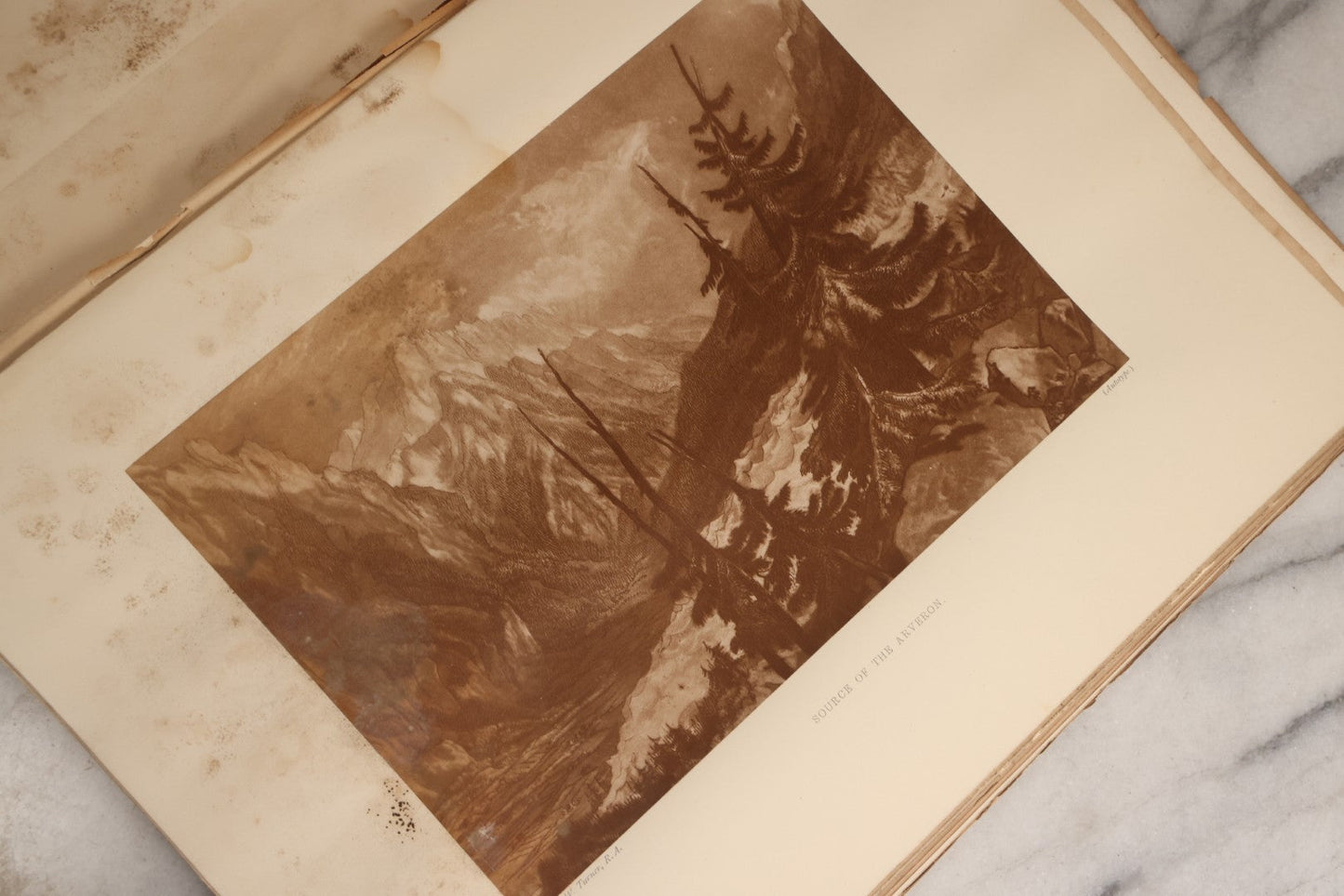 Lot 171 - "Turner's Liber Studiorum" Antique Folio Of Autotype Reproductions From Original Etchings, "Mountain And Marine Subjects," Published By The Autotype Printing And Publishing Company, London, 1870