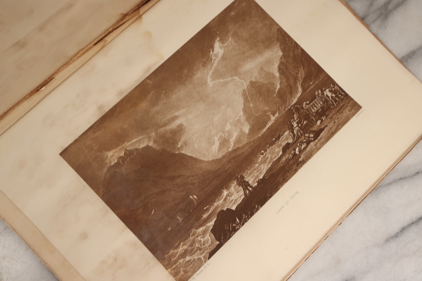 Lot 171 - "Turner's Liber Studiorum" Antique Folio Of Autotype Reproductions From Original Etchings, "Mountain And Marine Subjects," Published By The Autotype Printing And Publishing Company, London, 1870