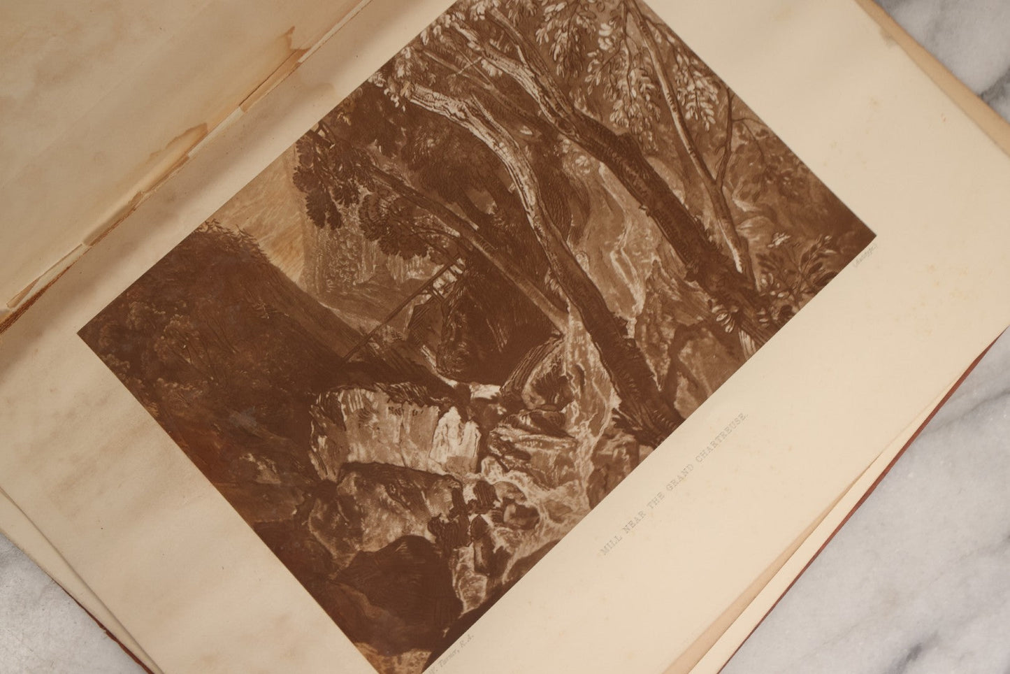 Lot 171 - "Turner's Liber Studiorum" Antique Folio Of Autotype Reproductions From Original Etchings, "Mountain And Marine Subjects," Published By The Autotype Printing And Publishing Company, London, 1870