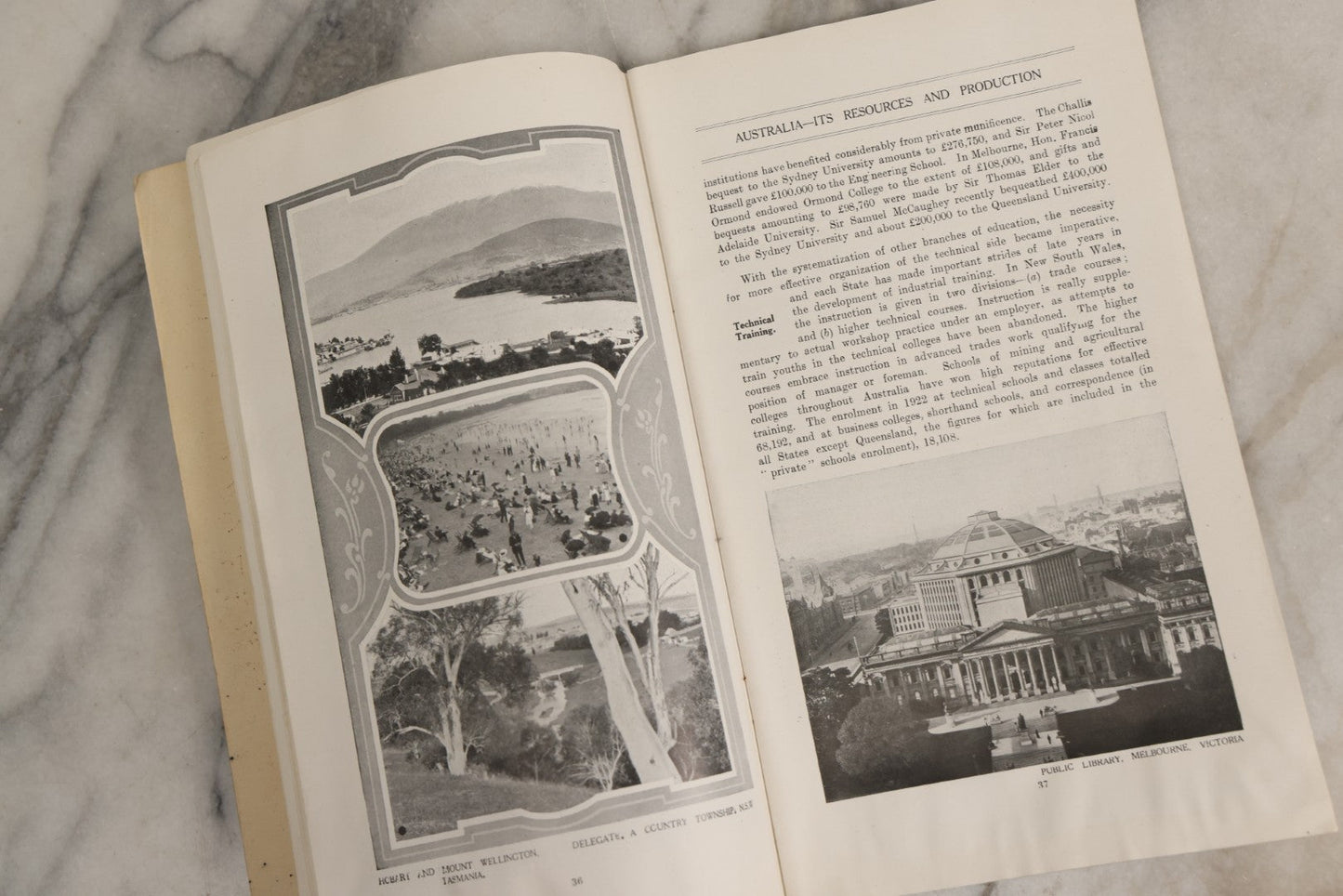 Lot 180 - "Australia, Its Resources And Production" Antique Informational Booklet Published By The Commonwealth Immigration Office, Melbourne, 1925