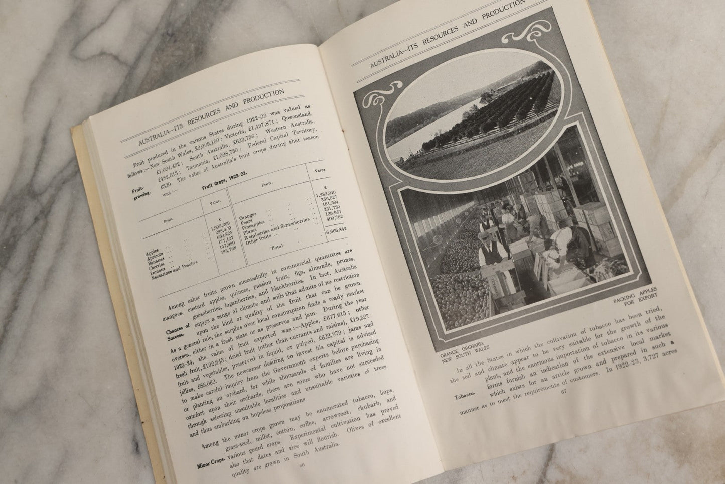 Lot 180 - "Australia, Its Resources And Production" Antique Informational Booklet Published By The Commonwealth Immigration Office, Melbourne, 1925