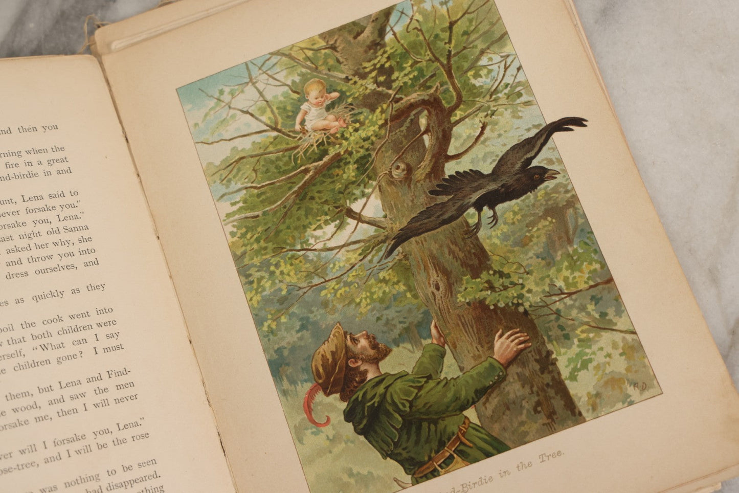 Lot 183 - “Grimm's Fairy Tales” Antique Illustrated Fairy Tale Book With Color Plates By Ada Dennis And Illustrations By E. Stuart Hardy, Published By Ernest Nister, London And E.P. Dutton & Co., New York, Note Poor, Craft-Grade Condition