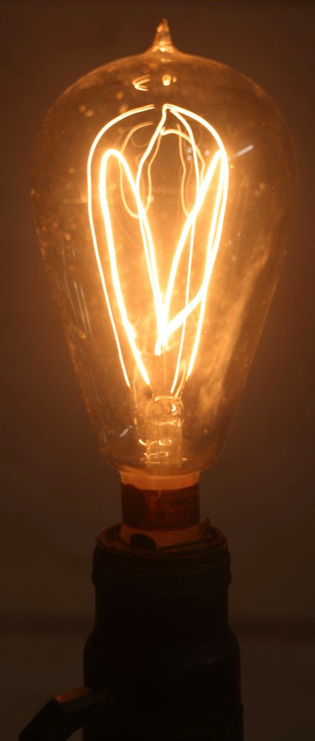 Lot 012 - Grouping Of Seven Antique Edison Style Incandescent Light Bulbs With Mixed Makers Including Bryan Marsh Imperial, Miller Patent 1902, National Mazda General Electric, Red And Clear Examples