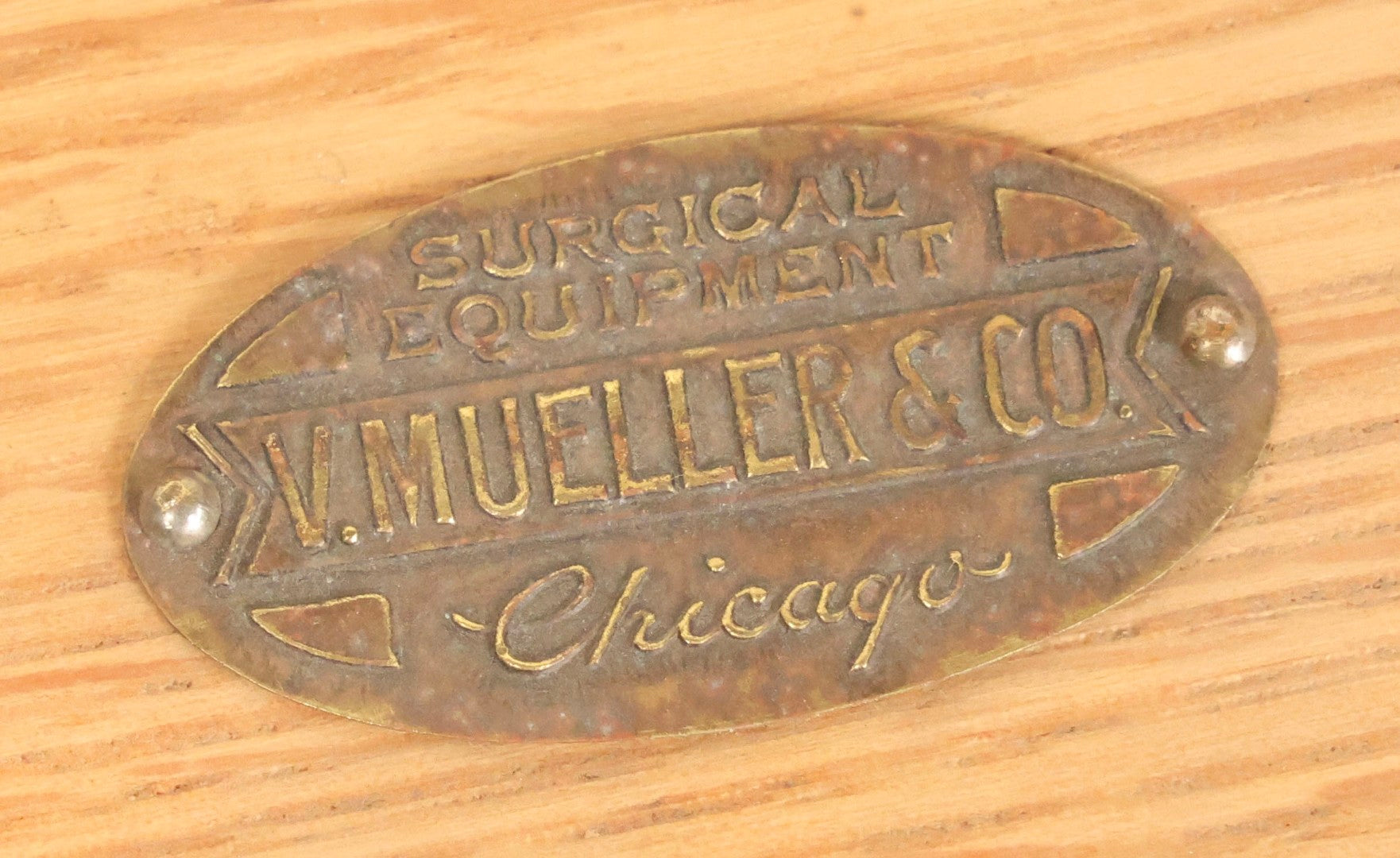 Lot 014 - Vintage Stainless Steel Surgical Hand Drill With Three Bits, Manufactured By V. Mueller & Co., Chicago, Sklar, U.S.A..