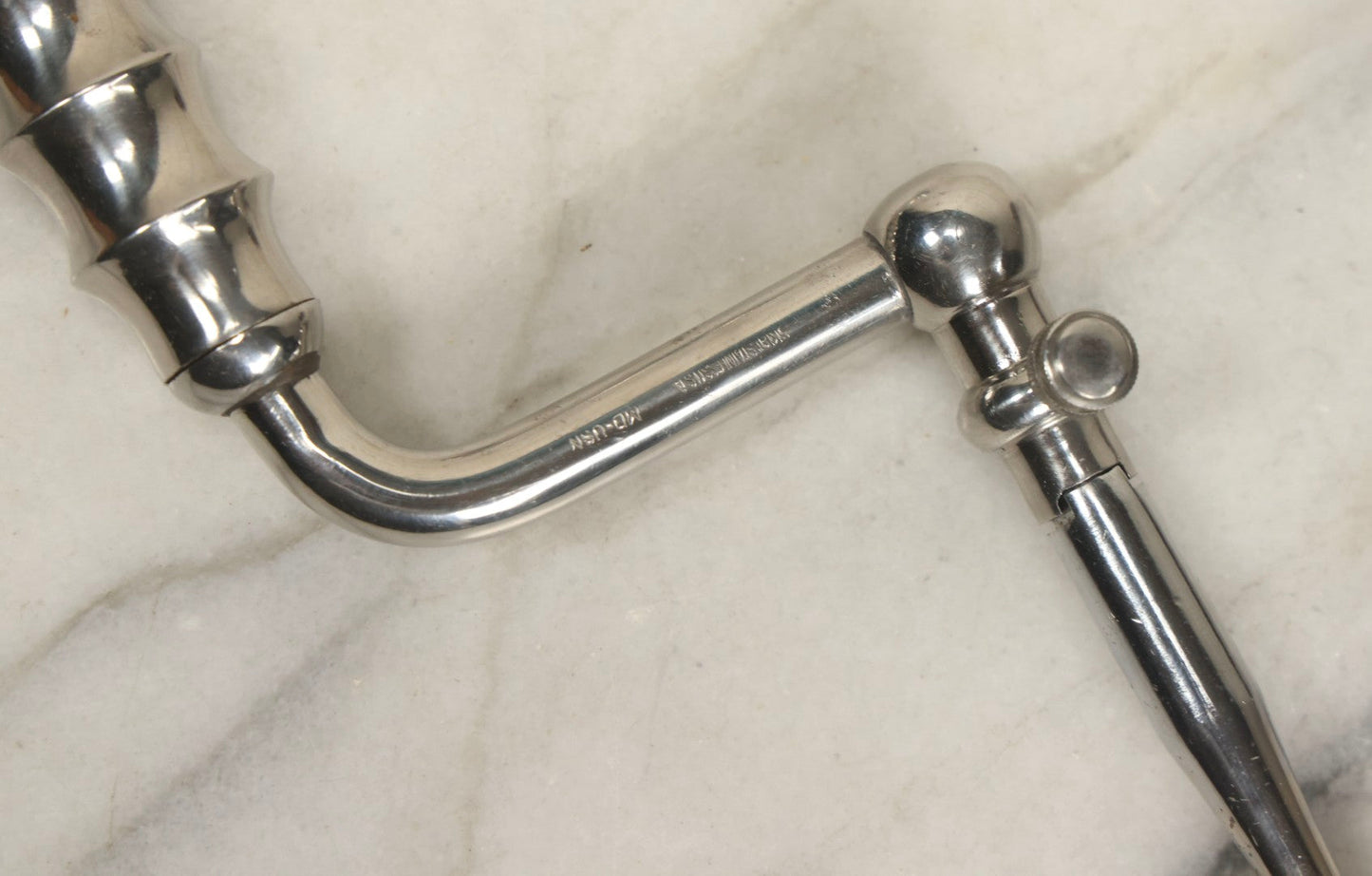 Lot 014 - Vintage Stainless Steel Surgical Hand Drill With Three Bits, Manufactured By V. Mueller & Co., Chicago, Sklar, U.S.A..