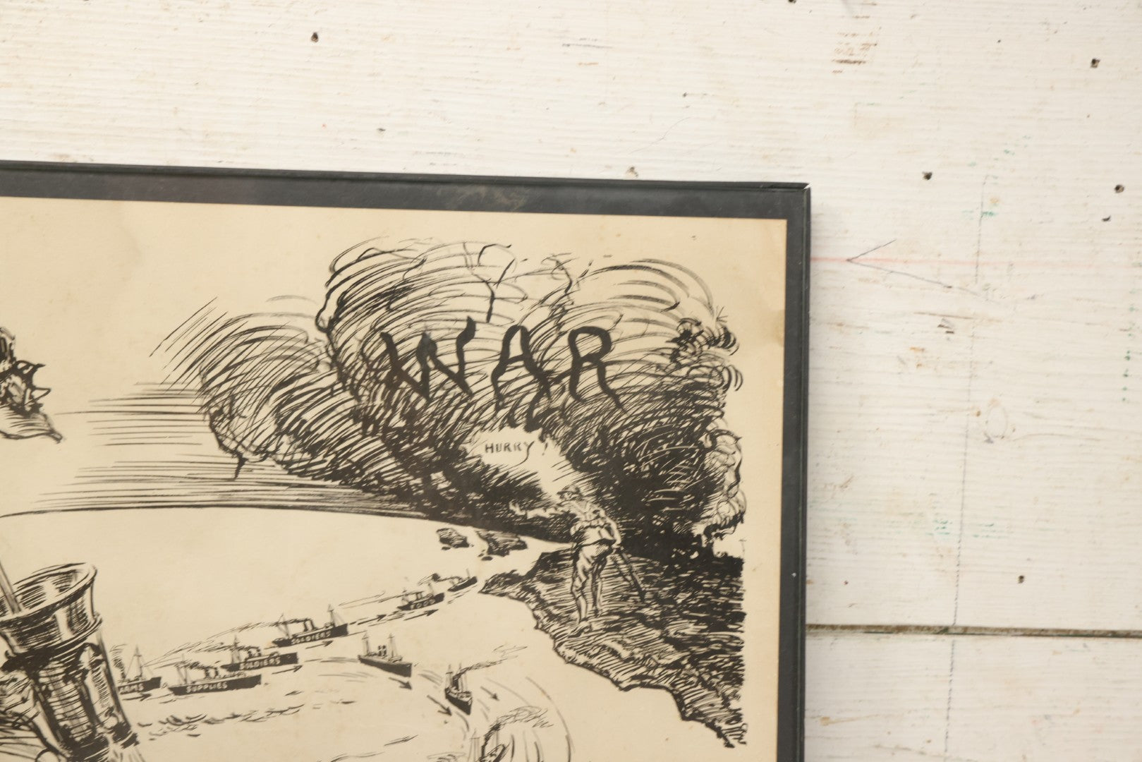 Lot 028 - World War I Era United States Food Administration Propaganda Poster “Sugar Means Ships,” Carey Printing Company, New York, 20-1/4" x 16-1/4"