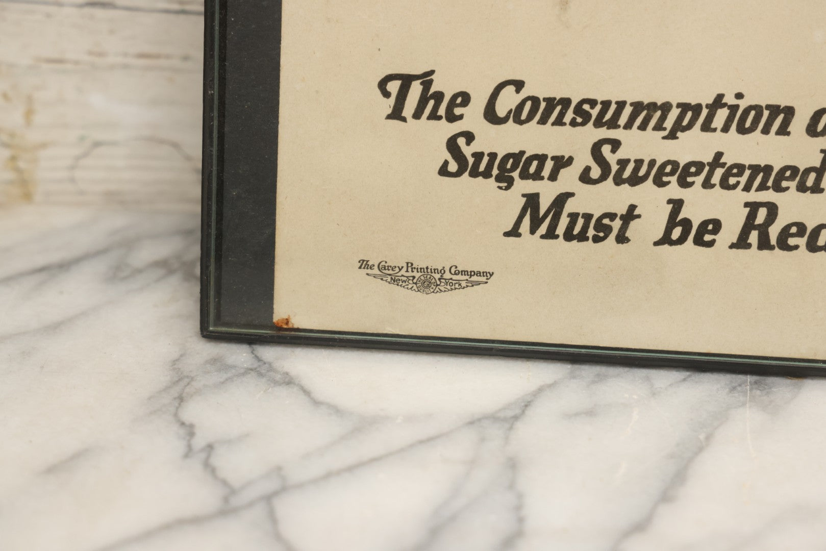 Lot 028 - World War I Era United States Food Administration Propaganda Poster “Sugar Means Ships,” Carey Printing Company, New York, 20-1/4" x 16-1/4"