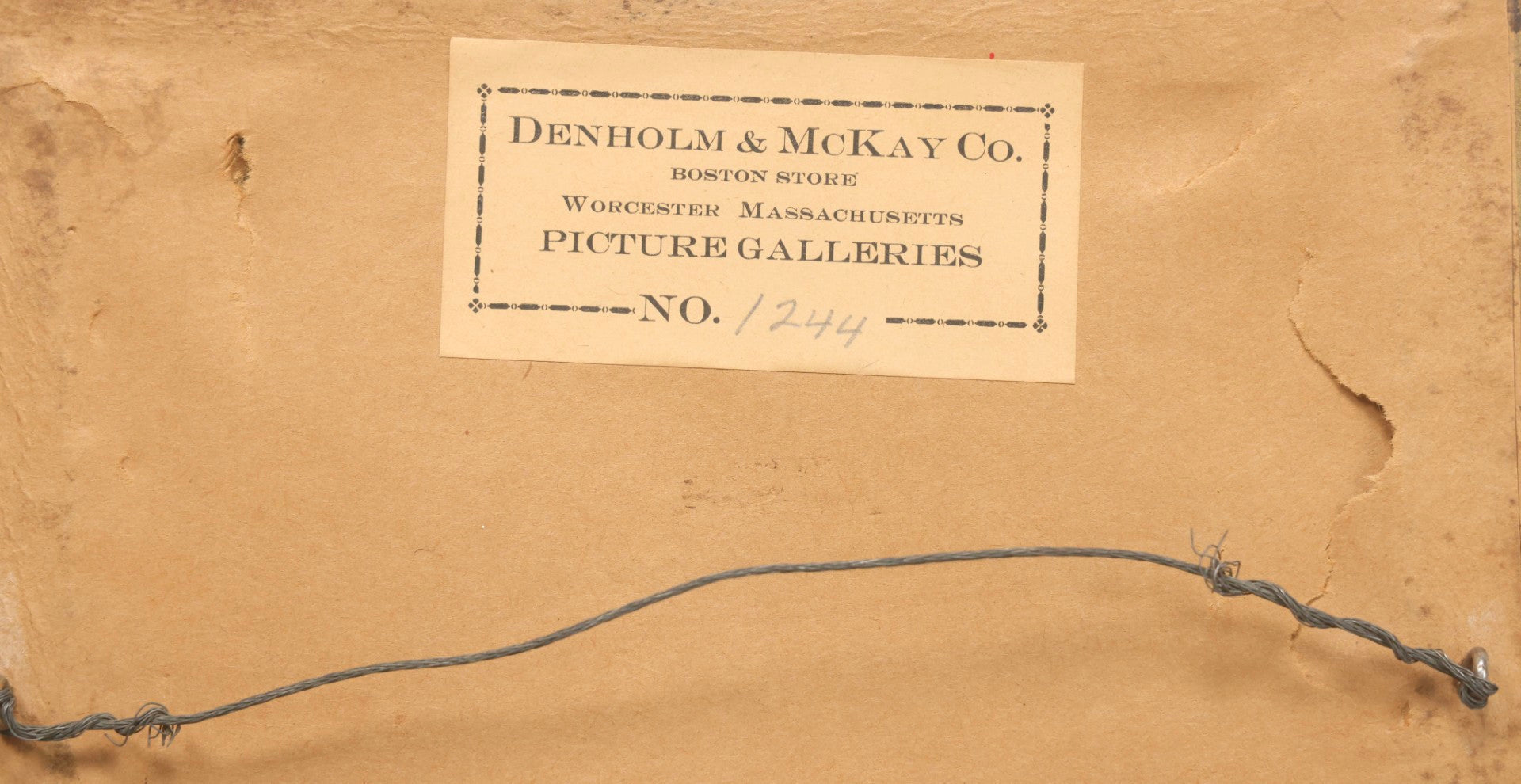 Lot 030 - Antique Early 20th Century Genre Scene Oil On Board After Popular Image, Man Burning Brush, In Gilt Frame, 8-5/8" x 12-1/2"