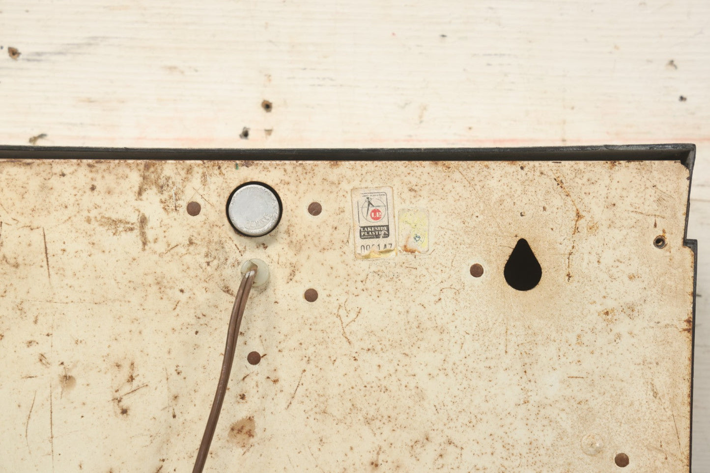 Lot 035 - Vintage Miller High Life Beer Metal And Plastic Light-Up Sign With Black Surround, Circa 1960s