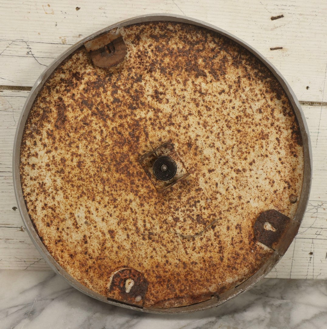 Lot 048 - Vintage "The Original Jumbo Dial" Advertising Thermometer Sign With Deer Illustration, By The Ohio Thermometer Co., U.S.A.., 12" Diameter