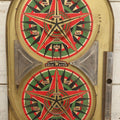 Lot 050 - Vintage "Lindstrom's Gold Star Game" Tabletop Marble Pinball Game, Manufactured By Lindstrom Tool & Toy Co., Bridgeport, Connecticut, 1933, 14-1/4" x 24"
