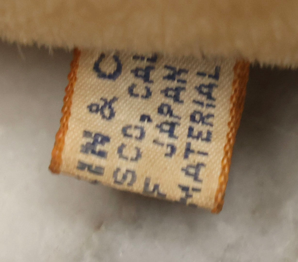 Lot 053 - Vintage Plush Bulldog Stuffed Animal Toy With Brass Chain Necklace, Manufactured By R. Dakin & Co., San Francisco, California, Product Of Japan, 10" L