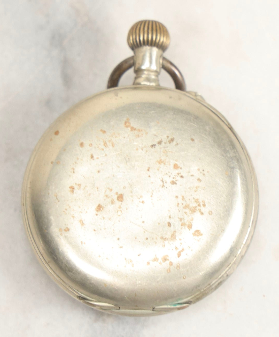 Lot 074 - Grouping Of Five Antique And Vintage Pocket Watches Including Two Monogrammed Examples With Tested Silver Content