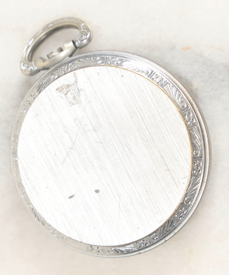 Lot 074 - Grouping Of Five Antique And Vintage Pocket Watches Including Two Monogrammed Examples With Tested Silver Content