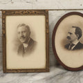 Lot 087 - Grouping Of Four Antique And Vintage Framed Studio Portrait Photographs Of The Howard Family Identified On Verso Including A.T. Howard 1st Dated 1912