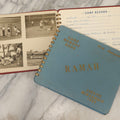 Lot 090 - Pair Of Vintage Camp Ramah Memory Books From Conover Wisconsin 1954 And 1956, Filled Out By Camper Jerome Weinstein, Mobile Photo Service Chicago