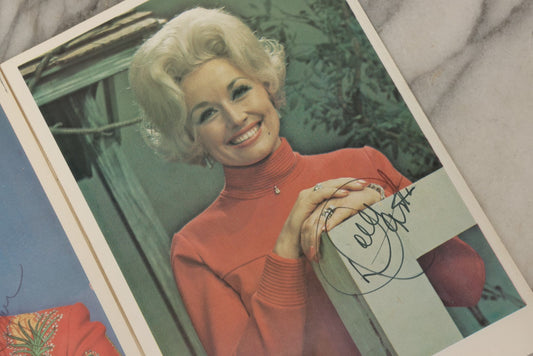 Lot 093 - Vintage “Welcome To The Porter Wagoner Show” Nashville Program With Autographs, Including Dolly Parton