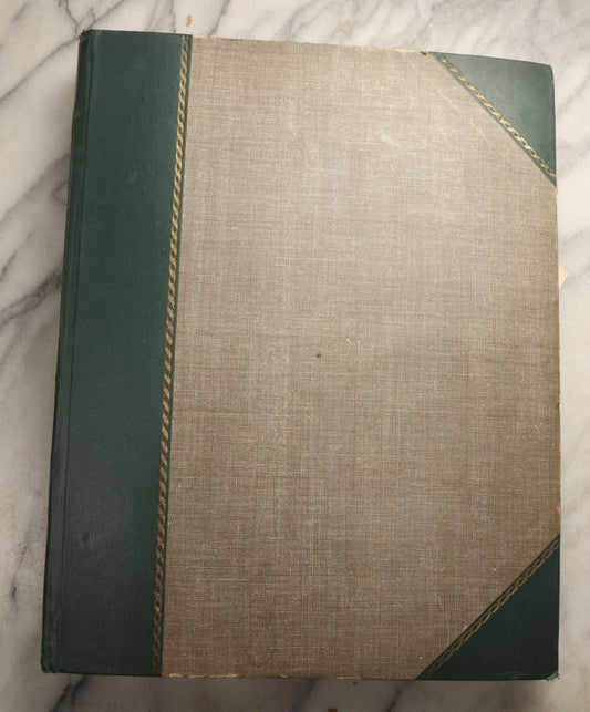 Lot 095 - Antique Washington D.C., Hudson River, Montreal, Asheville, And Maine Travel Scrapbook With Pressed Botanical Specimens, Circa  1898-1905, Note Binding Split, Pages Detached And Brittle