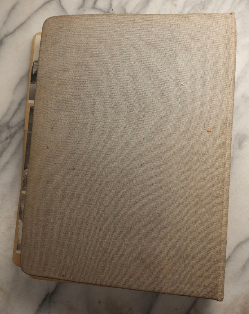 Lot 097 - Antique Scrapbook With Mediterranean, Holy Lands, Egypt, And Algeria Travel Ephemera And Homemade Herbarium Pages, Circa 1911-1912, Note Many Pressed Samples Detached And Broken