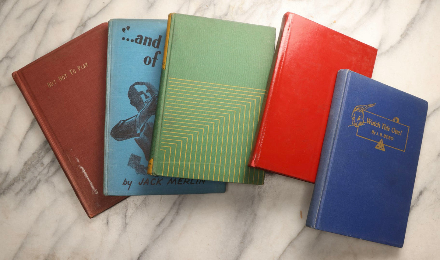 Lot 101 - Grouping Of Five Vintage Magic Books Including "You Don't Have To Be Crazy, But It Helps!" By Frances Ireland, "Watch This One!" "Magic For Everybody,"  "...And A Pack Of Cards" And "But Not To Play"